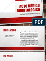 Acto Médico Odontológico