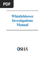 Whistleblower Investigations Manual 290pg