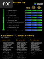 Elements of A Business Plan: Business Concept Draft Business Plan Final' Business Plan