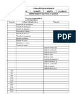 Ejercicios de Formulación Inorgánica