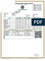 SIX A Mark Sheet