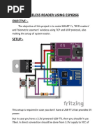 Wireless Reader Using Esp8266: Setup