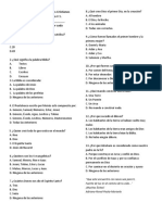 Evaluacion de Catequesis #1