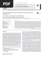 Satisfied and Unwilling Exploring Cognitive and Situational Resistance To Innovations