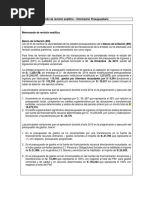 06 - Memorando de Revisión Analítica Información Presupuestaria