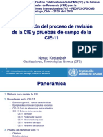 OMS Revision CIE Pruebas CIE11