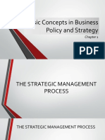 Basic Concepts in Business Policy and Strategy