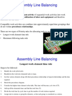 Chapter 8 - Assembly Line Balancing