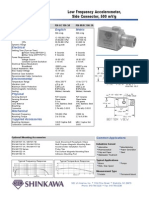 RN-AC106-3A: Low Frequency Accelerometer, Side Connector, 500 MV/G