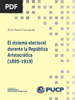 El Sistema Electoral Durante La República Aristocrática 1895 1919 D. Luna