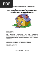 Proyecto Violencia Intrafamiliar