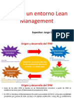 TPM en Un Entorno Lean Management: Expositor: Jorge Ortiz Porras