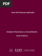 Estados Financieros y Consolidación - Caso