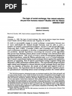 Leda Cosmides - The Logic of Social Exchange - Has Natural Selection Shaped How Humans Reason - Studies With The Wason Selection Task