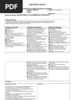 Planeamiento Matematica Tercer Ciclo