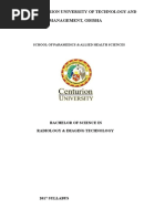 BSC - RADIOLOGY Syllabus-7 Modules