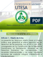 Objeto y Alcance de La Ley 135-11 VIH-SIDA.