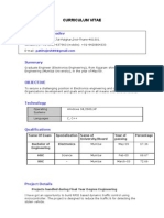 Curriculum Vitae: Patil Rajesh Mahadev