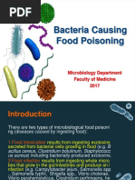 Microbiological Food Poisoning