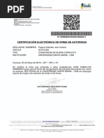 GTU Carta de Buena Conducta A