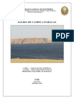 Informe de S.C Paracas .Petròleo