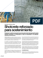 Acelerantes Adiciones y Fibras Shotcrete Reforzado para Sostenimiento PDF