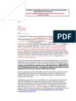 Sample Format of Renewal of Epa-Nt Stated Definite Term Unit/Provost Contract