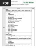 Plano de Aula - NR 13 Caldeiras - 16hs