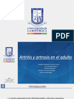 Artritis y Artrosis en El Adulto