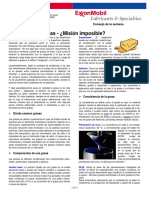 Consejo de La Semana. Consistencia de La Grasa. Dónde Usamos Grasas. Componentes de Una Grasa