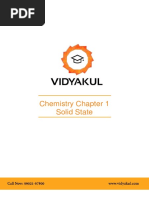 NCERT Solutions Class 12 Chemistry Chapter 1 Solid State 