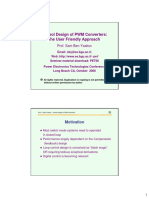 Control Design of PWM Converters: The User Friendly Approach