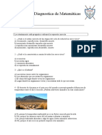 Evaluación de Diagnóstico Ciencias Naturales 3ro