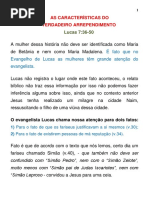 Caracteristica Do Verdadeiro Arrependimento