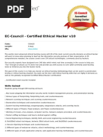 Certified Ethical Hacker v10