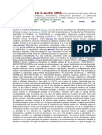 ORDIN Nr. 185 Din 6 Martie 2003pentru Aprobarea Normelor Tehnice Privind Asigurarea Curăţeniei, Dezinfectie