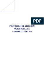 1 - Protocolo de Atencion Quirurgica de Apendicitis Aguda