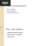 What Is Smart Antenna?: Array of Antena Dymamic Pattern Advanced DSP Software