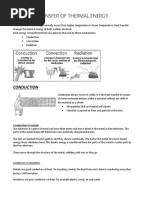 Heat Transfer and Expansion Notes