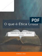 1 - O Que É Ética Cristã - Ebd em Foco PDF