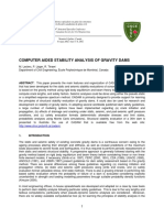 Computer Aided Stability Analysis of Gravity Dams