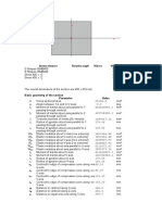 Section Element Rotation Angle Mirror Material E (KN/MM 2)