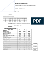 Caso Sector Construccion - Solución