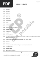 Mock - 3 (Clat) : Section - I: English