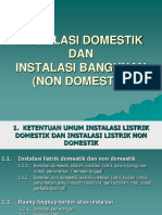 Instalasi Listrik Domestik Amp Non Domestik