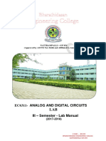 Ec6311 - Analog and Digital Circuits