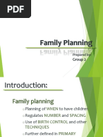 Family Planning Report