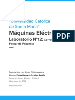 Informe 12 Máquinas Eléctricas