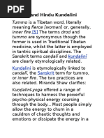 Tummo and Hindu Kundalini