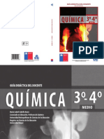 Química 3º y 4º Medio - Guía Didáctica Del Docente